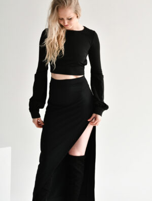 Maxi suknja sa prorezom